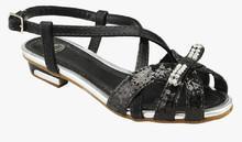 Bibi Black Sandals girls