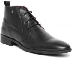 Blackberrys Black Leather Boots men