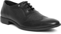 Blackberrys Black Textured Leather Oxfords men