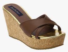 Blue Button Coffee Wedges women