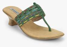 Bonjour Green Sandals women