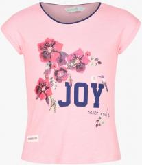 Bossini Pink Printed Regular Top girls