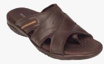 British Walkers From Khadims Brown Slippers men