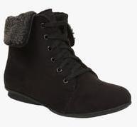 Bruno Manetti Ankle Length Black Boots men