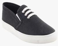 Bruno Manetti Black Casual Sneakers women