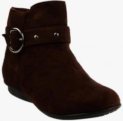 Bruno Manetti Brown Heeled Boots women