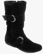 Bruno Manetti Calf Length Black Boots women