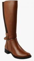 Bruno Manetti Calf Length Tan Boots women