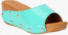 Bruno Manetti Green Sandals women