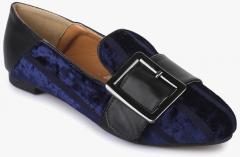 Bruno Manetti Navy Blue Leather Regular Loafers women