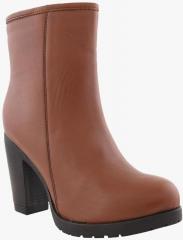 Bruno Manetti Tan Heeled Boots women