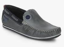 Bugatti Cherokee Grey Moccasins men