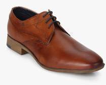 Bugatti Rossano Tan Derby Formal Shoes men