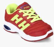 Campus Splash Red Running Shoes boys