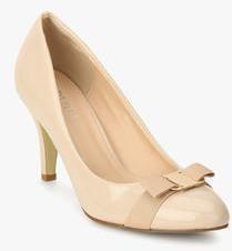 Carlton London Beige Bow Belly Shoes women