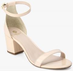 Carlton London Beige Heels Sandals women