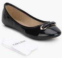 Carlton London Black Bow Belly Shoes girls