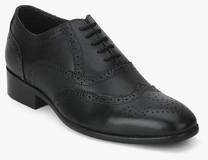 Carlton London Black Brogue Oxford Formal Shoes men