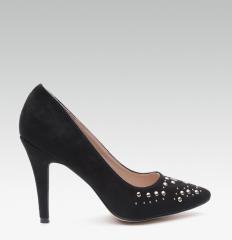 Carlton London Black Embellished Pumps women