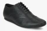 Carlton London Black Oxford Brogue Formal Shoes men