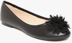 Carlton London Black Solid Ballerinas women