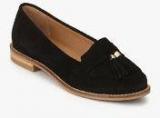 Carlton London Black Tassel Moccasins Women