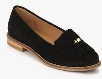 Carlton London Black Tassel Moccasins women