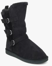 Carlton London Black Uggs Ankle Length Boots men