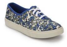 Carlton London Blue Casual Sneakers women