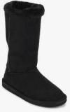 Carlton London Calf Length Black Snug Boots women