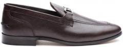 Carlton London Coffee Brown Formal Slip On Shoes men