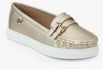 Carlton London Gold Regular Loafers Women