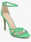 Carlton London Green Ankle Strap Stilettos women