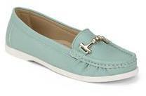 Carlton London Green Moccasins women