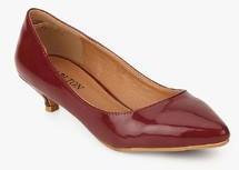 Carlton London Maroon Belly Shoes women