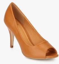 Carlton London Mustard Yellow Stilettos women