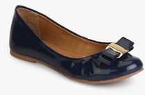 Carlton London Navy Blue Bow Belly Shoes women