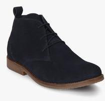 Carlton London Navy Blue Derby Boots men