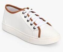 Carlton London Off White Casual Sneakers women