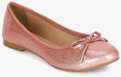 Carlton London Peach Solid Ballerinas women