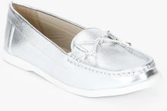 Carlton London Silver Bow Moccasins women