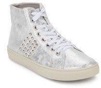 Carlton London Silver Casual Sneakers women