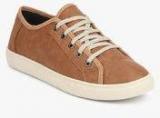 Carlton London Tan Casual Sneakers Women