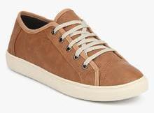 Carlton London Tan Casual Sneakers women