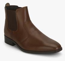 Carlton London Tan Chelsea Boots men