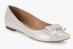 Carlton London Women Beige Solid Ballerinas