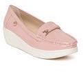 Carlton London Women Pink Solid Wedges