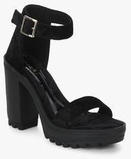 Catwalk Black Ankle Strap Sandals women