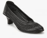 Catwalk Black Weaved Belly Shoes Women