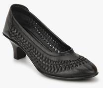 Catwalk Black Weaved Belly Shoes women